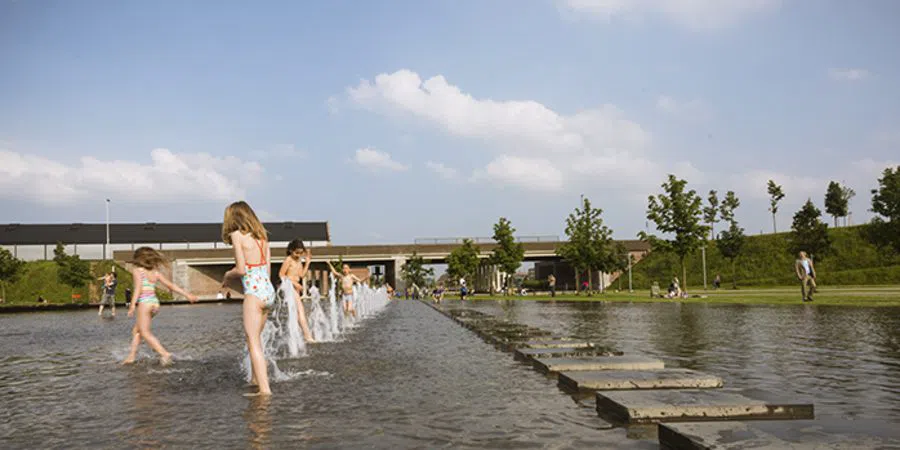 Park Spoor Noord and the Parkbrug, Antwerp