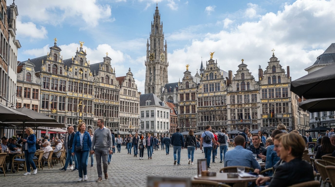 Historisch Centrum, Antwerp: the old town that still knows its lines